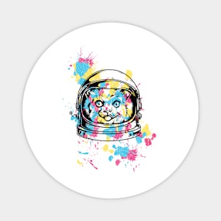 Cat astronaut Magnet